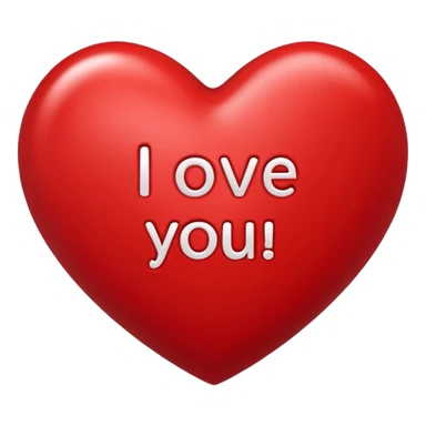 Heart i love you sticker