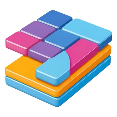 3D pantone colour spread sticker