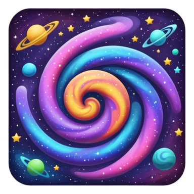 Create a galaxy sticker
