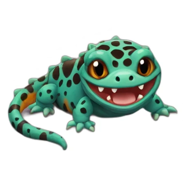 cute gila monster sticker