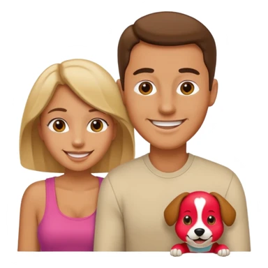 man and woman in doggy styles sticker