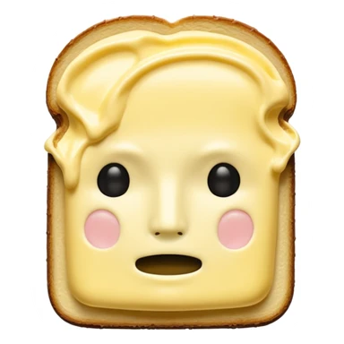 butter no face sticker