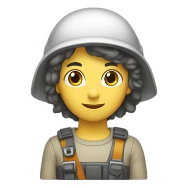 Quiet Helper Emblem sticker