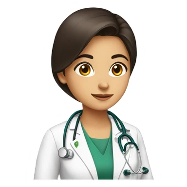 Doctor pakistani girl sticker