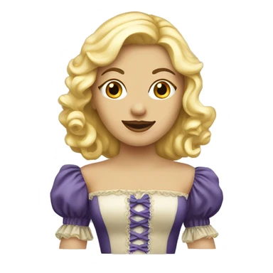 Blonde vénitienne  sticker