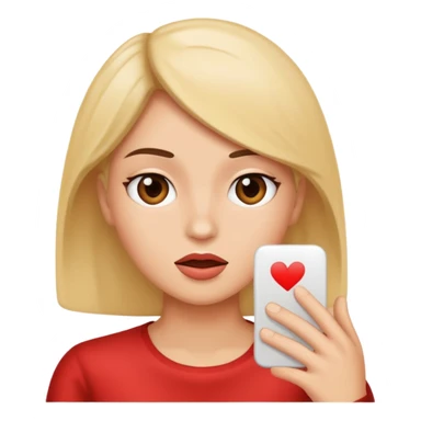 a person sending a message, representing gossip sticker