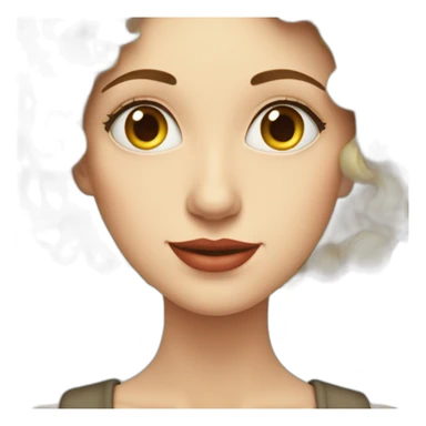 woman from the cover of In The Aeroplane Over The Sea sticker