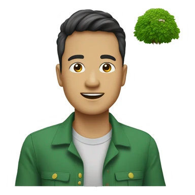 pertumbuhan bibit menjadi pohon sticker