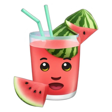 watermelon juice sticker