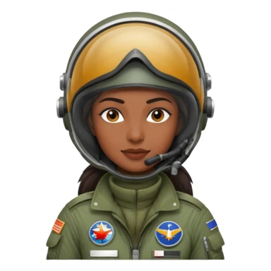Indian fighterjet female pilot sticker
