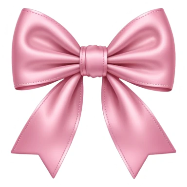 Baby pink bow sticker