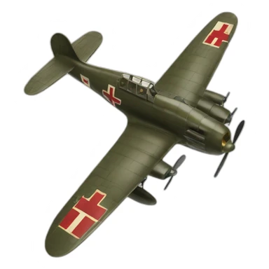 Avion ww2 suisse sticker