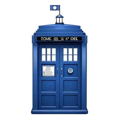 Tardis sticker