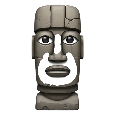 Moai sticker