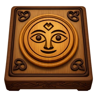 Kwanzaa Kanara wooden base sticker