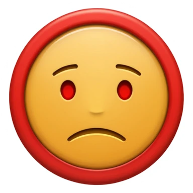 create a emoji that has the word "Junk" in a red circle with a line through it - this means "No junk" Make sure the word is readable through the red line sticker