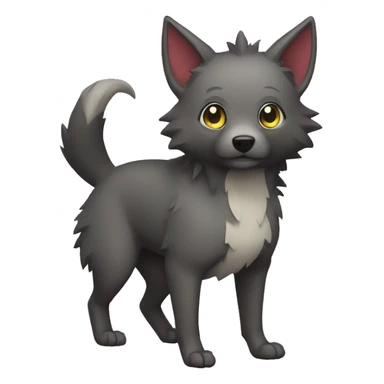 Poochyena full body sticker