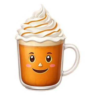 Pumpkin spiced latte sticker