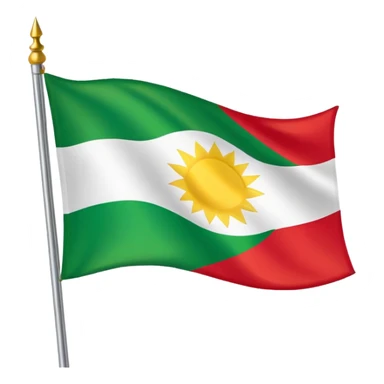Kurdistan fleg sticker