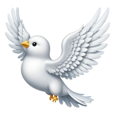 Angel wings on left side sticker