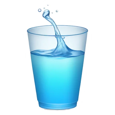 Cup of water sticker