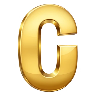 golden number sticker