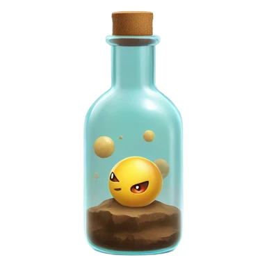 starship in horizontal bottle sticker