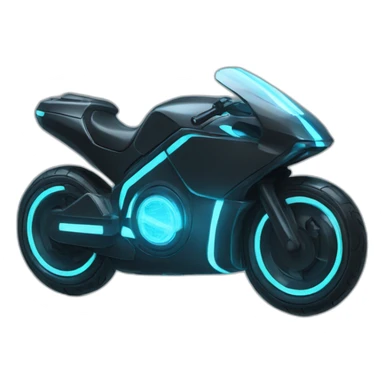 tron light bike sticker