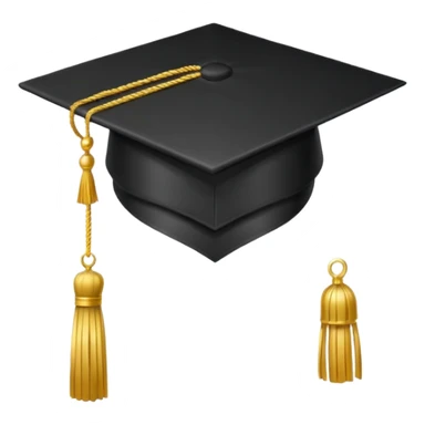 graduate cap sticker
