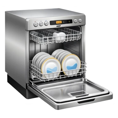 Dishwasher sticker