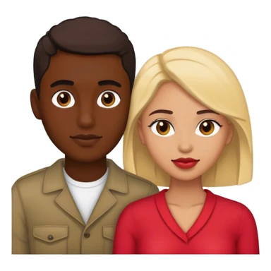 white girlfriend with black boyfriend sticker