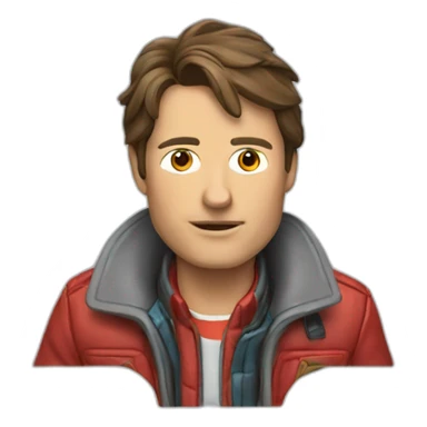 Marty mcfly sticker