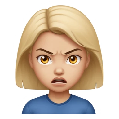 aggressive girl sticker