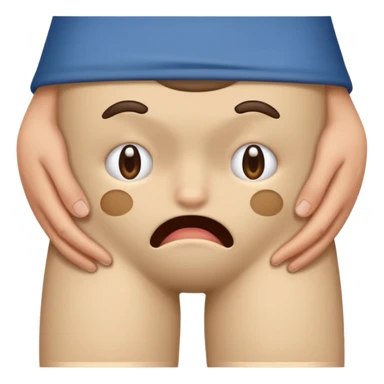 person pooping pants sticker