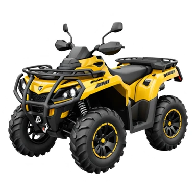 Atv negro can-am Outlander 1000 xtp sticker