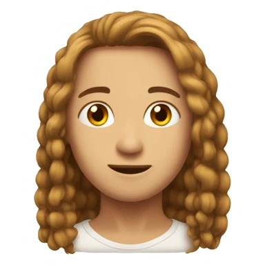 Коричневый пудель  sticker