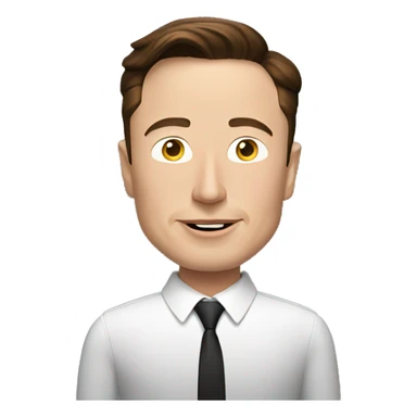 Elon Musk with tesla sticker