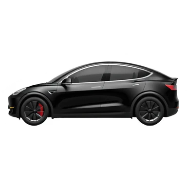 Tesla Model Y emoji sticker