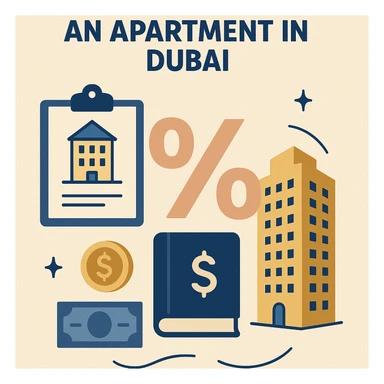 Interest rate for purchasing an apartment in Dubai sticker