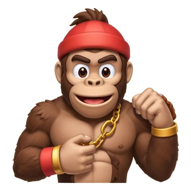 donkey kong making 👌 sticker