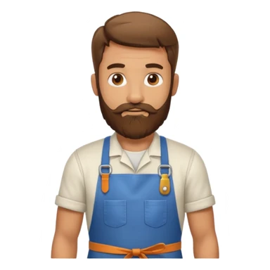 bearded locksmith sticker