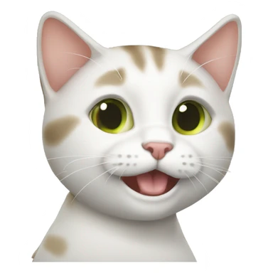 cat pickle ears pickle wiskers sticker