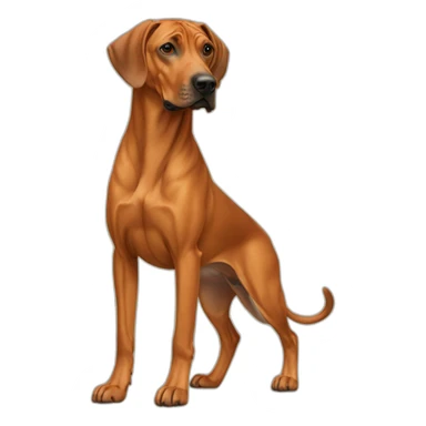 Rhodesian Ridgeback Full Body sticker