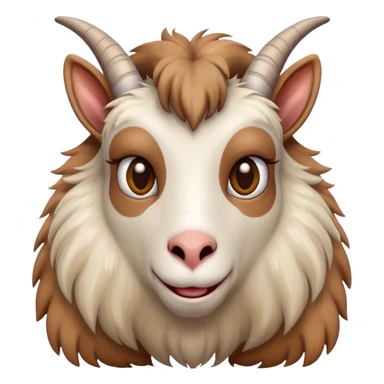 Ugly goat  sticker