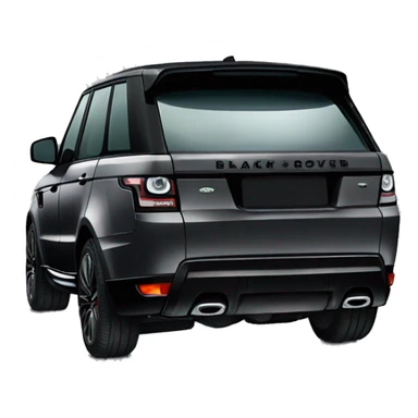 Black Range Rover sport 24 edition sticker