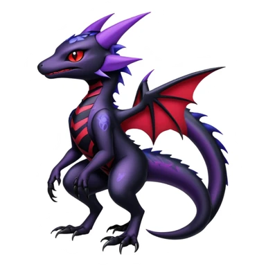 Shiny Epic Badass Gothic Noibat-Salandit-Litten-Hybrid sticker