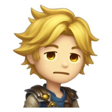 Sleeping Ezreal sticker