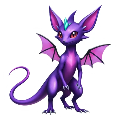 Shiny Salandit-Noivern-Espeon-Hybrid (Full body) sticker