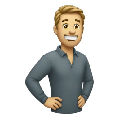 man-thumb-in-mouth sticker