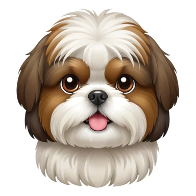 A Shih zu dog sticker